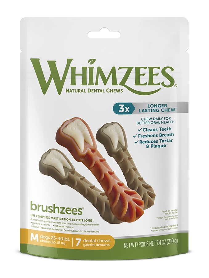 Whimzees Natural Dental Chews (7.4 oz)