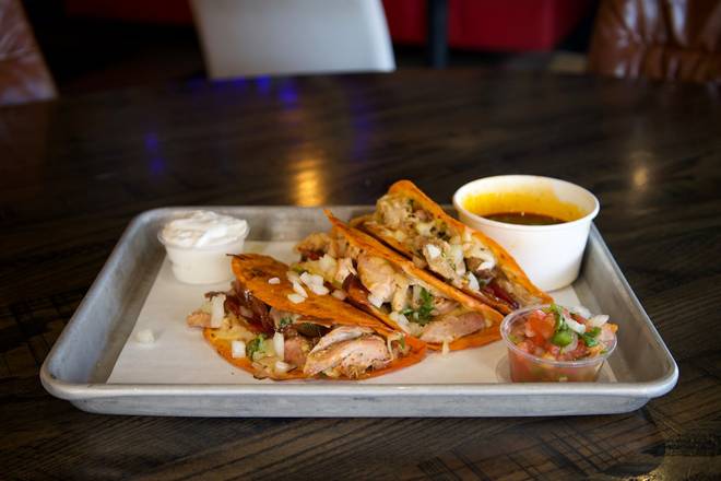 Quesa Chicken Street Tacos