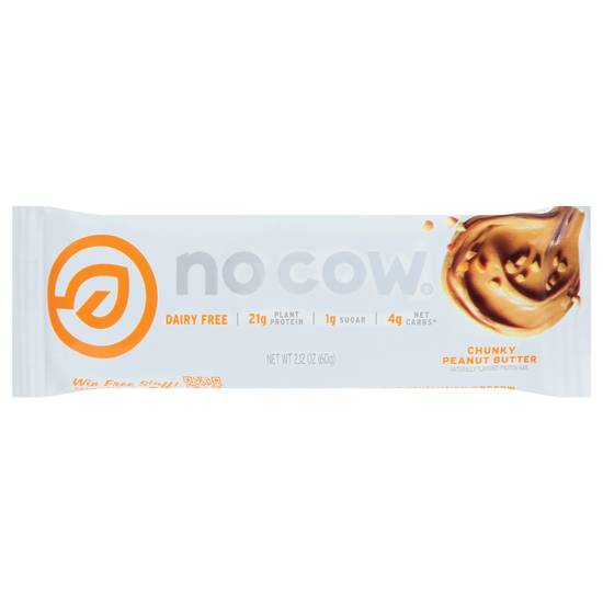 No Cow Chunky Peanut Butter Dairy Free Protein Bar