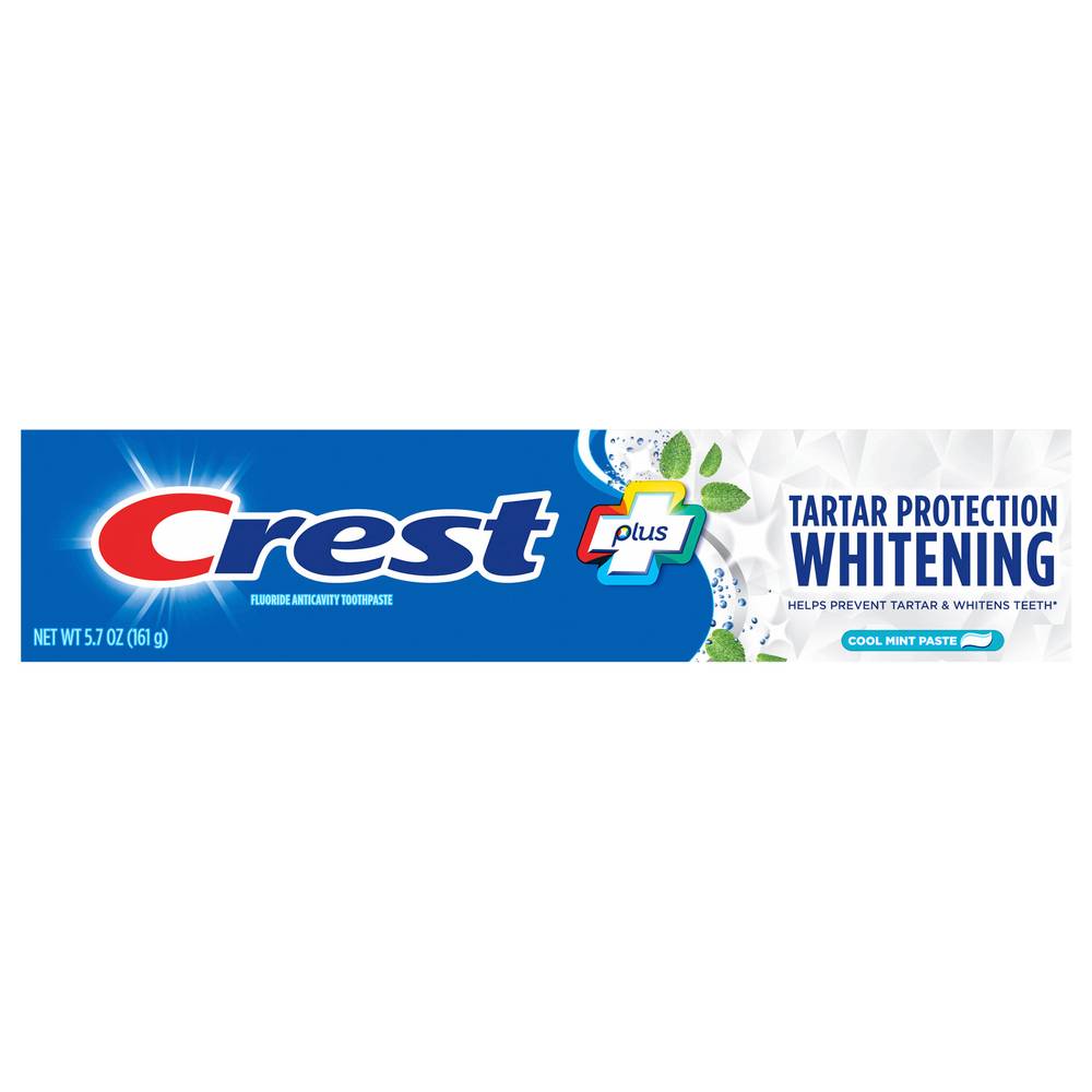 CREST Tartar Protection Whitening Cool Toothpaste, Mint (6 oz)