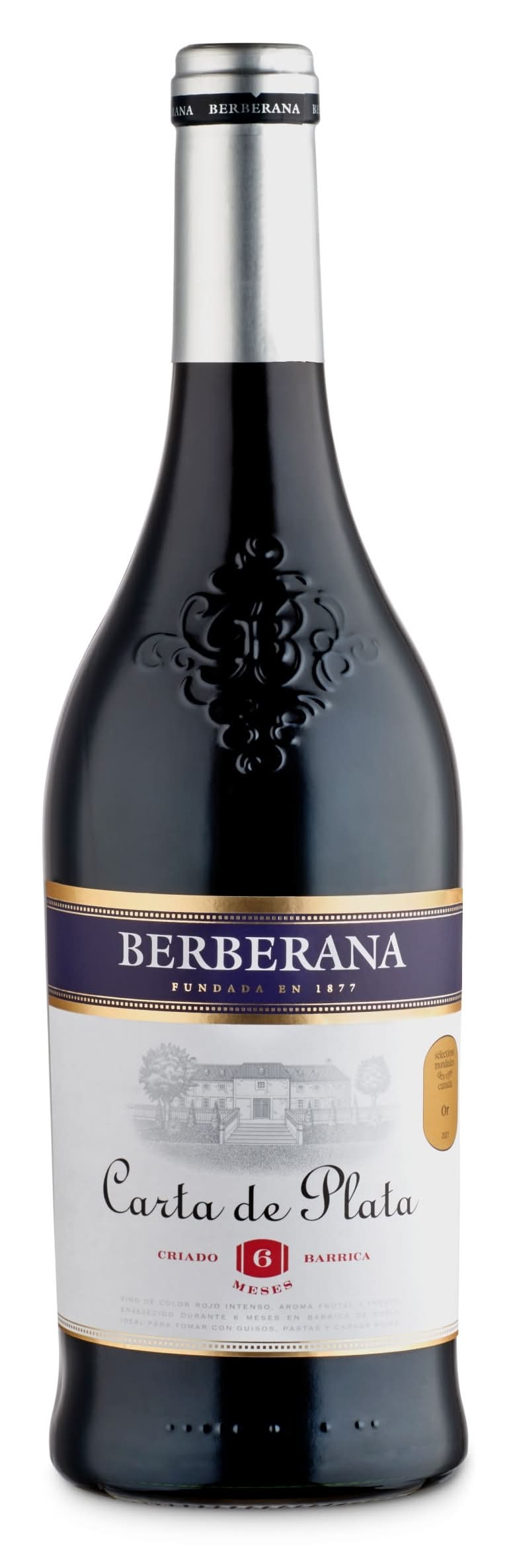 Vino Tinto Carta De Plata Botella 75 Cl