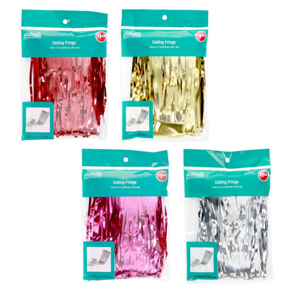 Foil Ceiling Curtain, 19 ft.