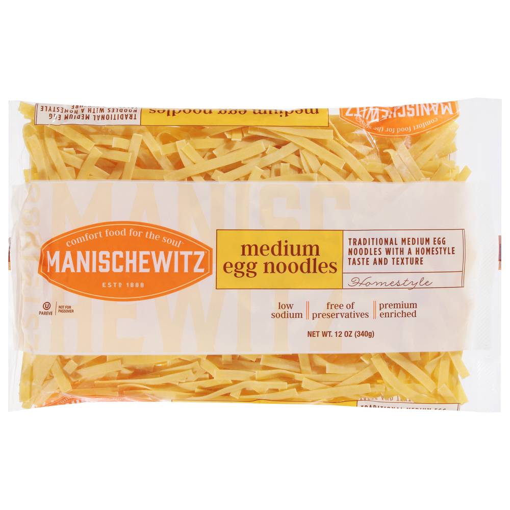 Manischewitz Homestyle Medium Egg Noodles (12 oz)