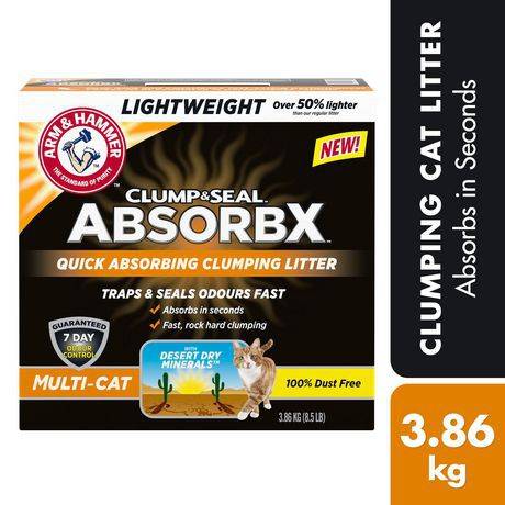 Arm & Hammer Absorbx Clumping Cat Litter (3.86 kg)