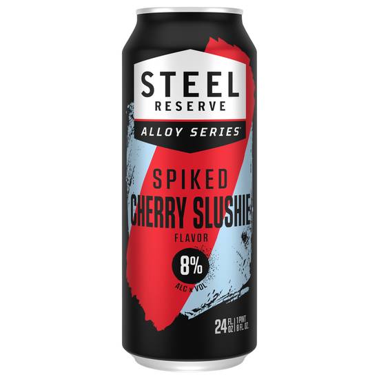 Steel Reserve Alloy Series Spiked Cherry Slushie Flavor Malt Beverage Beer (24 fl oz)
