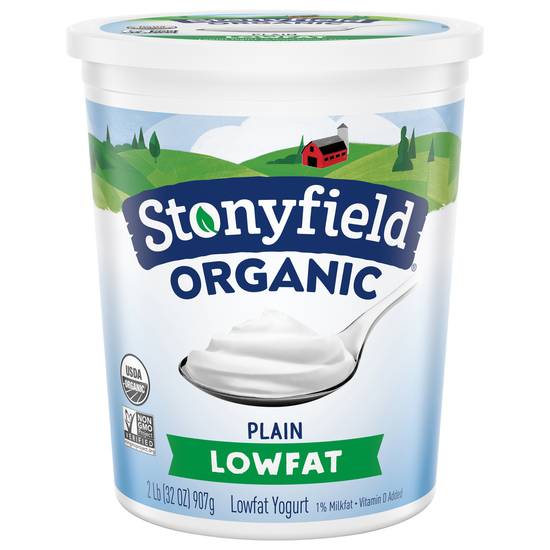 Stonyfield Organic Organic Smooth & Creamy Plain Low Fat Yogurt
