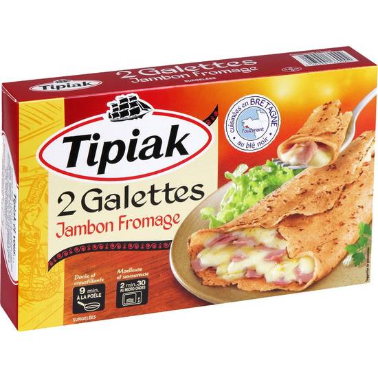 Galettes jambon fromage Tipiak 250g