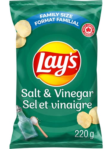 Lay's Potato Chips, Salt-Vinegar (200 g)