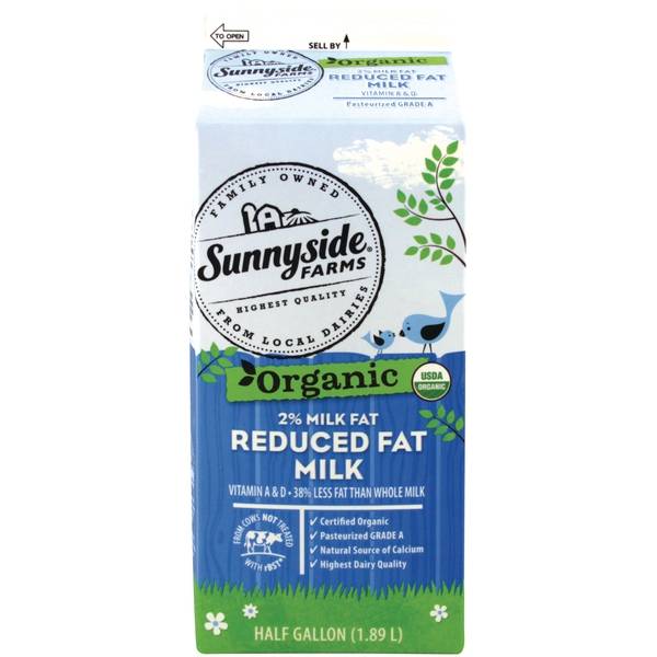 Sunnyside Farms Organic Milk (1.89 L)