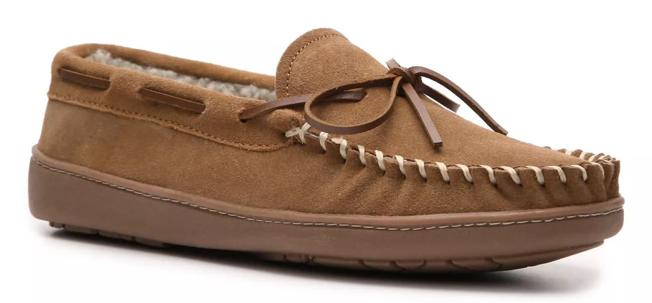 Minnetonka Trevor Slipper - Men's (Tan Medium - 9)