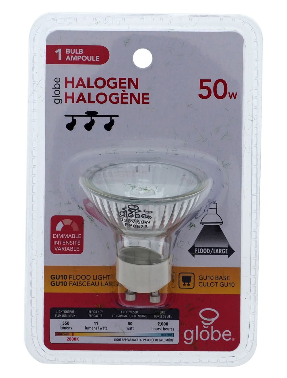 Globe Electric Halogen Bulb 50 W