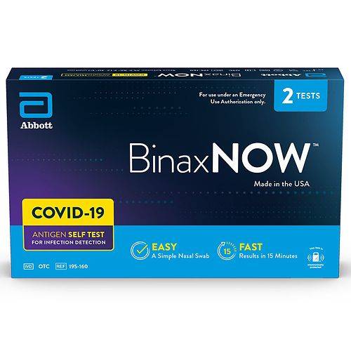 BinaxNOW COVID-19 Antigen Self Test - 2.0 ea