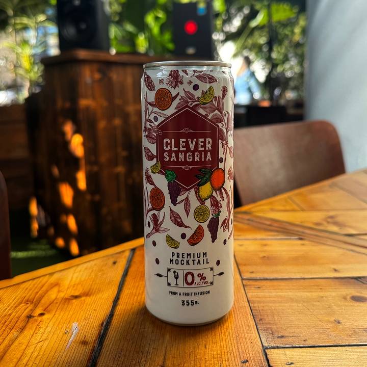 Clever Sangria Mocktail, 355 mL Canned Mocktail NA