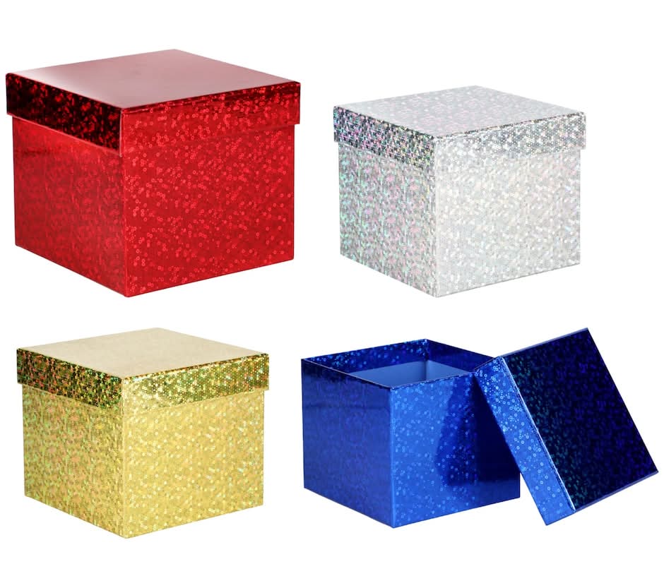 Holographic Square Gift Box