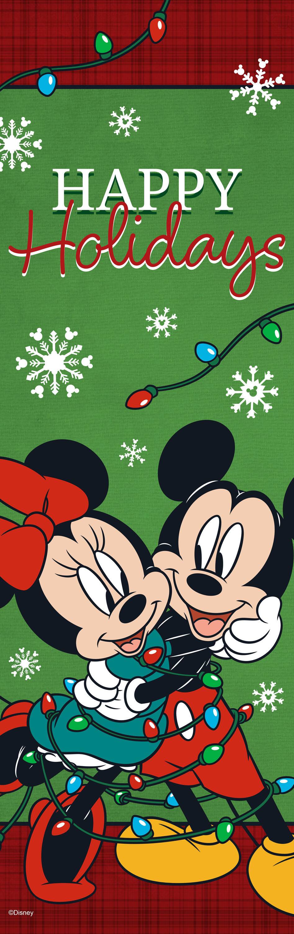 Disney 1.39-ft W x 4.25-ft H Christmas Banner | 13-1256-92-01