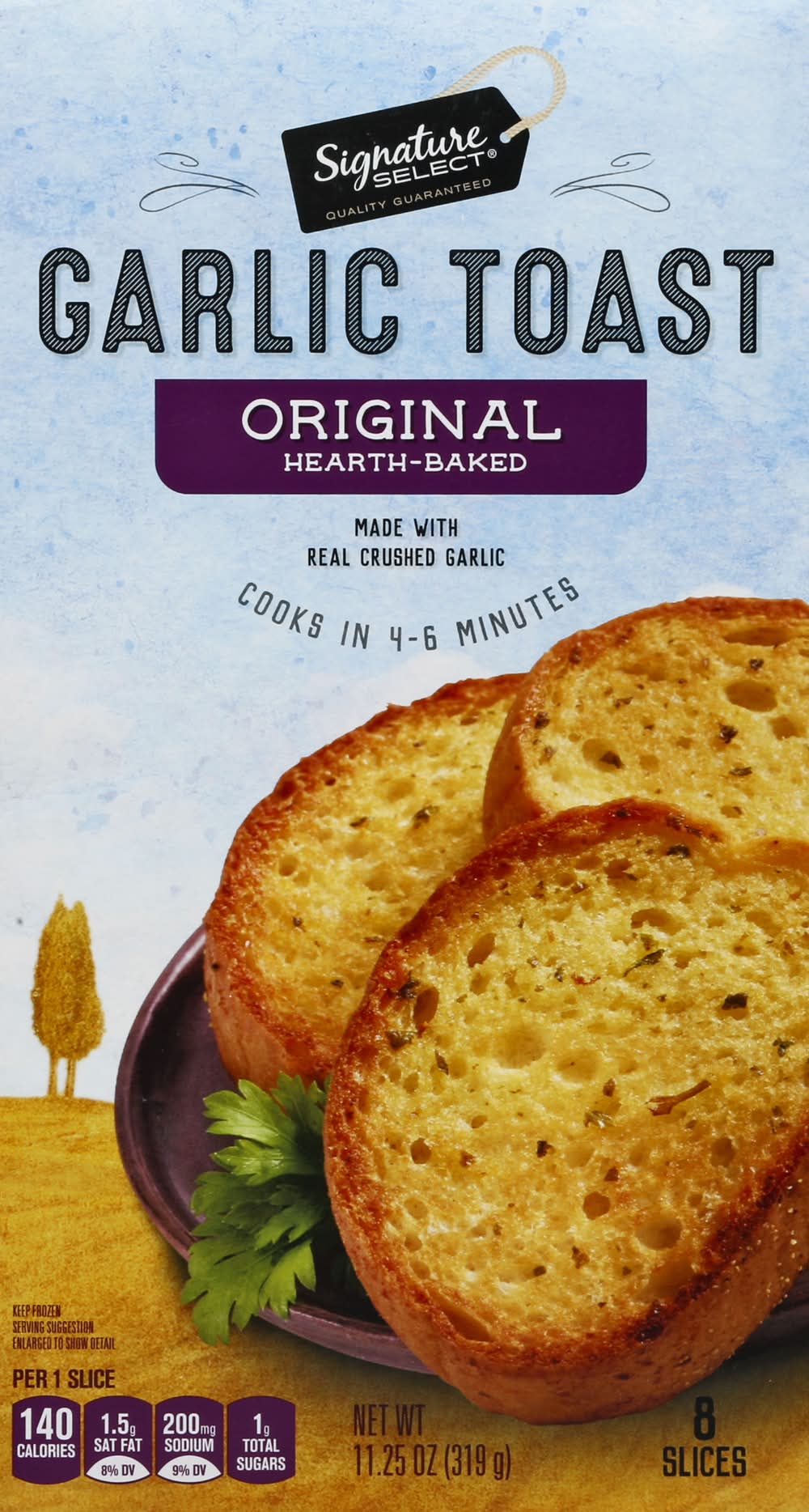 Signature Select Hearth-Baked Garlic Toast, Original (11.25 oz, 8 ct)