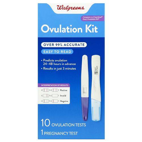 Walgreens Ovulation Kit: Pregnancy + Ovulation - 1.0 ea