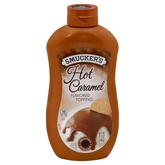 Smucker's Microwaveable Topping With Hot Caramel Flavored