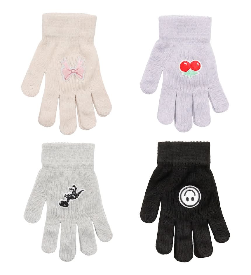 Knit Gloves For Kids (4 ct)