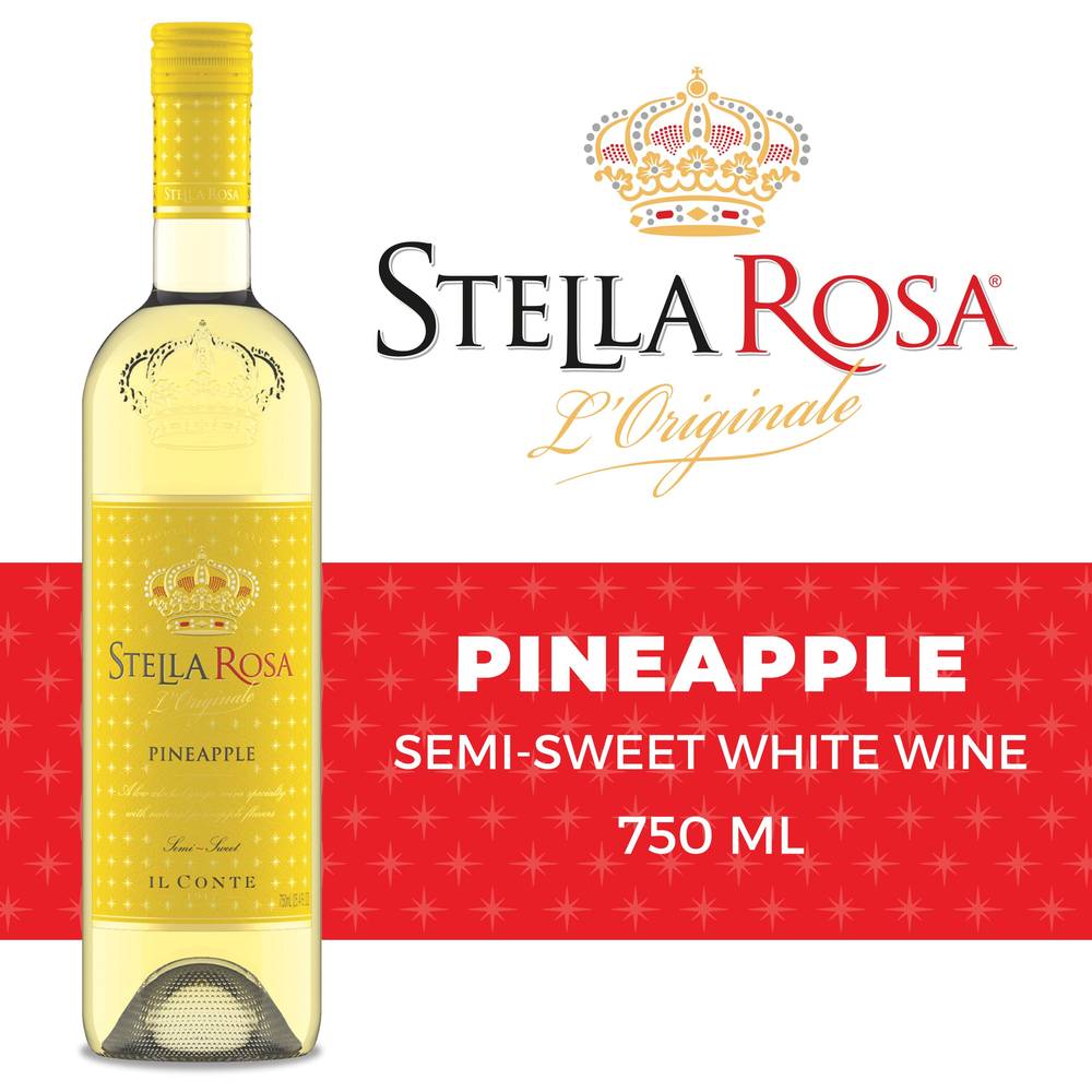 Stella Rosa Semi Sweet White Wine, Pineapple (750 ml)