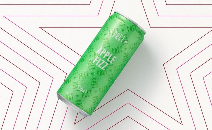 Pret's Sparkling Apple Fizz