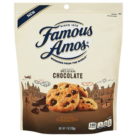Famous Amos Wonders From the World Belgian Chocolate Cookies