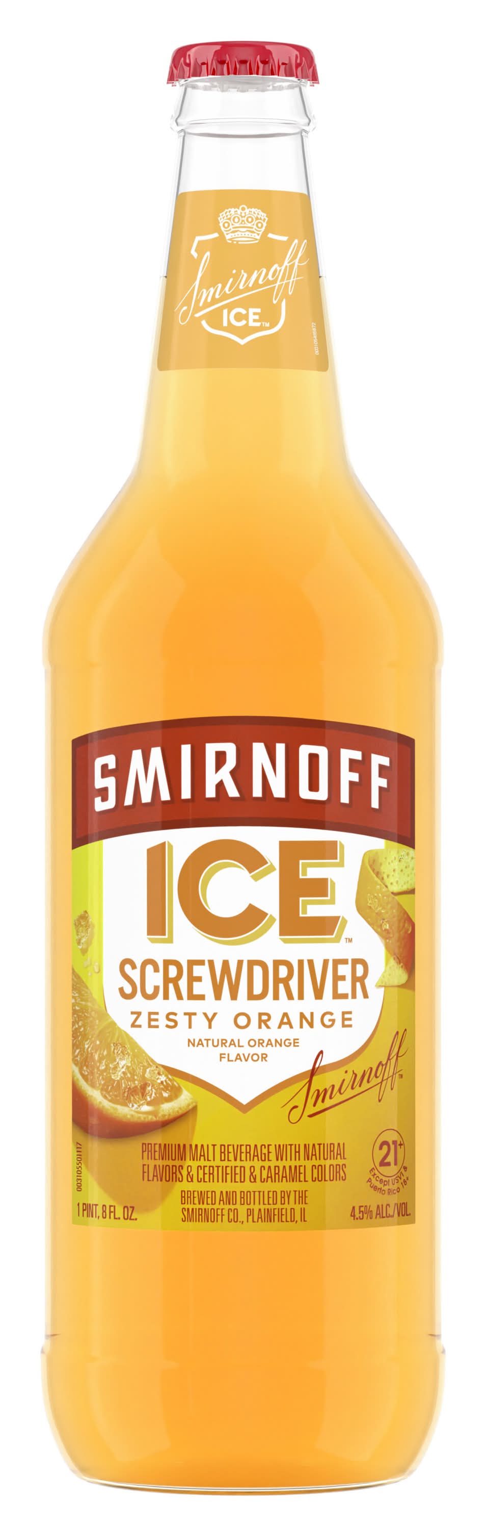 Smirnoff Zesty Orange Ice Screwdriver Beer (24 fl oz)