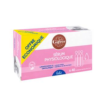 Gifrer Sérum Physiologique 40 x 5 ml