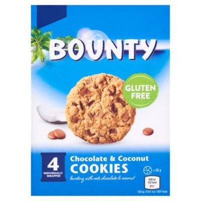 Bounty Chocolate and Coconut Cookies (4ct)