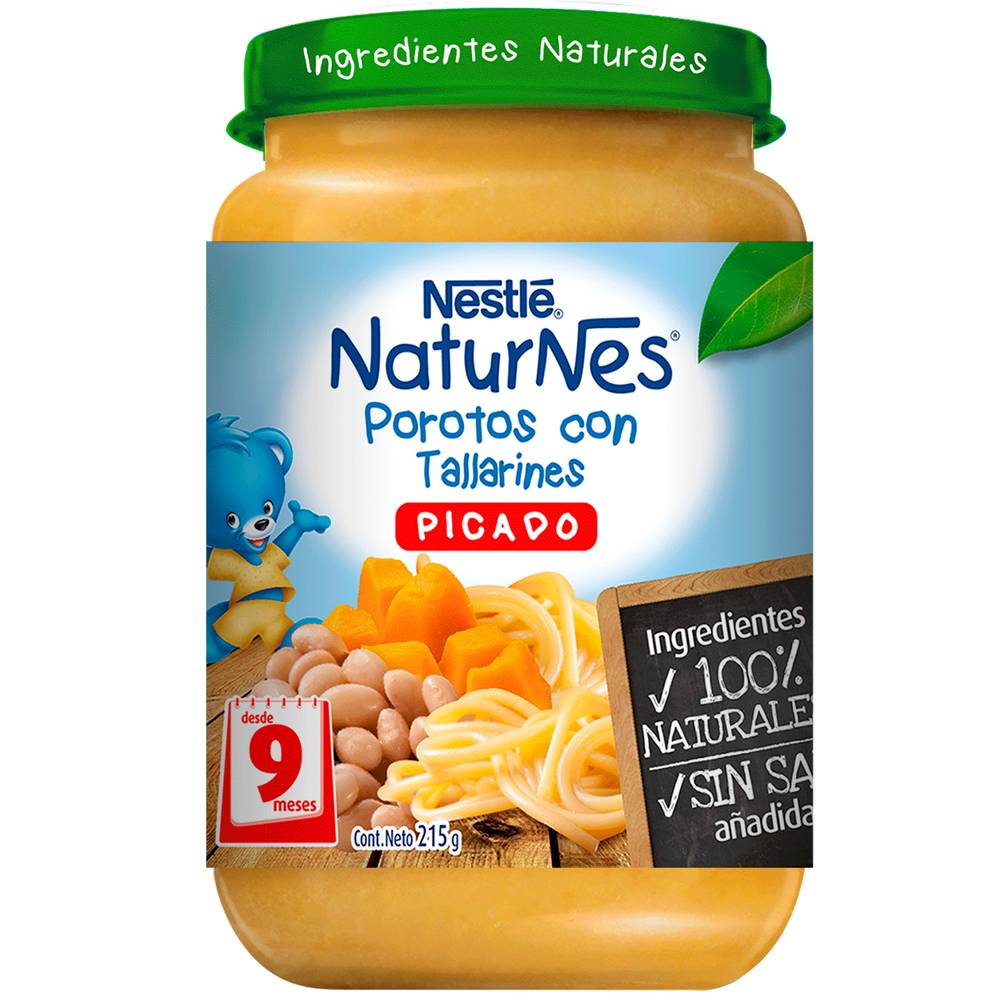 Nestlé · Picado naturnes porotos con tallarines (215 g)