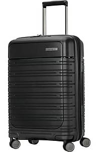 Samsonite Elevation Plus 23 Hardside Carry-On Suitcase, 4-Wheeled Spinner, TSA Checkpoint Friendly, Triple Black  (142910-2620)