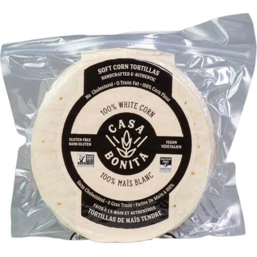 Casa Bonita Tortillas White Corn 450g
