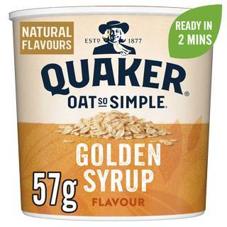 Quaker Oat So Simple Golden Syrup Porridge Pot 57G