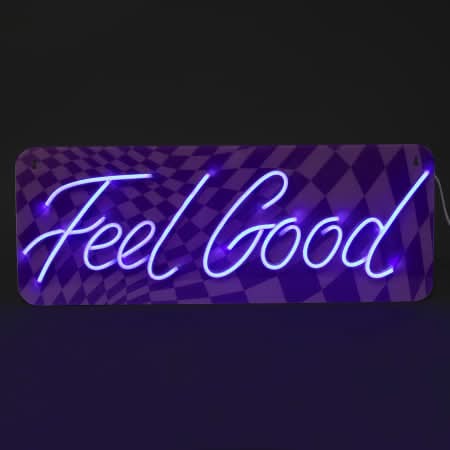 'Feel Good' Neon Light 23.6in x 8.98in Feel Good