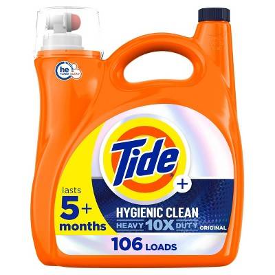 Tide Plus Hygienic Clean Original Scent Liquid Laundry Detergent (154 fl oz)