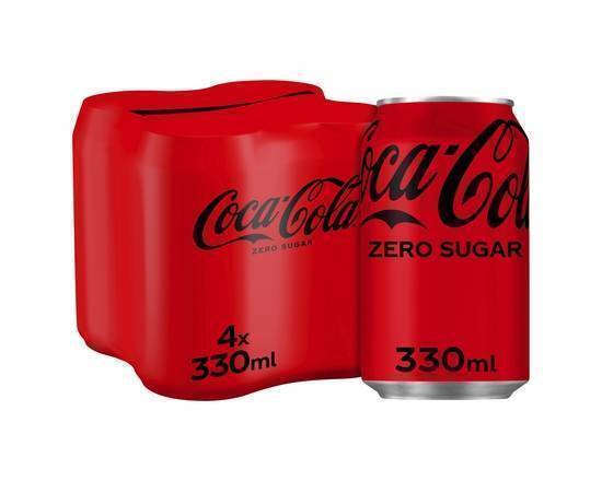 Coca-Cola Zero Sugar 4 x 330ml