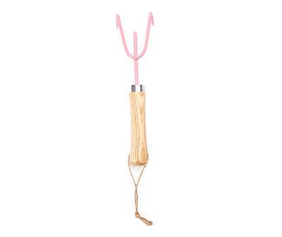 Metal Hand Cultivator, Pink