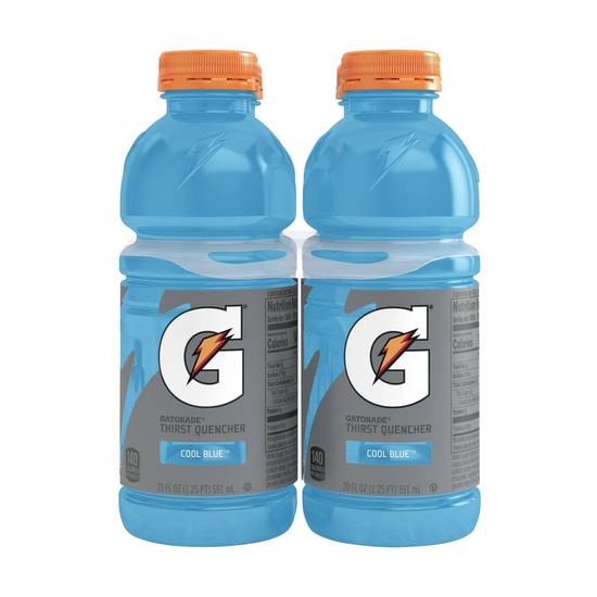 Gatorade Thirst Quencher, Cool Blue, 4 CT, 20 OZ