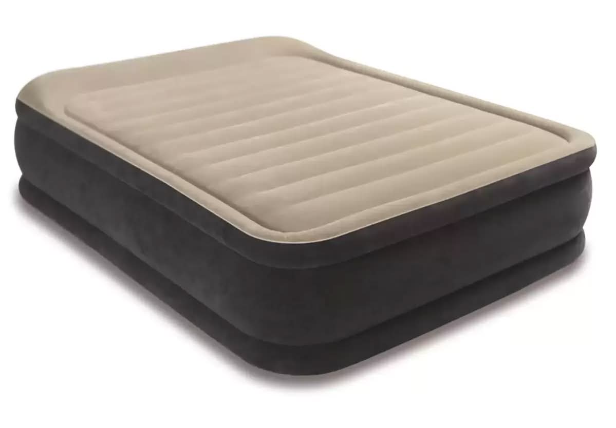 Intex · Colchón inflable con bomba de aire eléctrica dura-beam, Queen