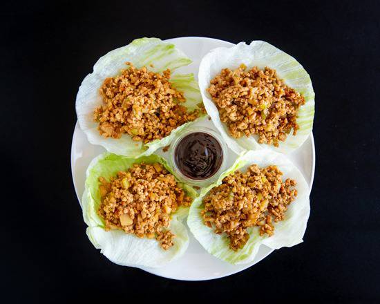 Minced Chicken with Lettuce Cups (4)