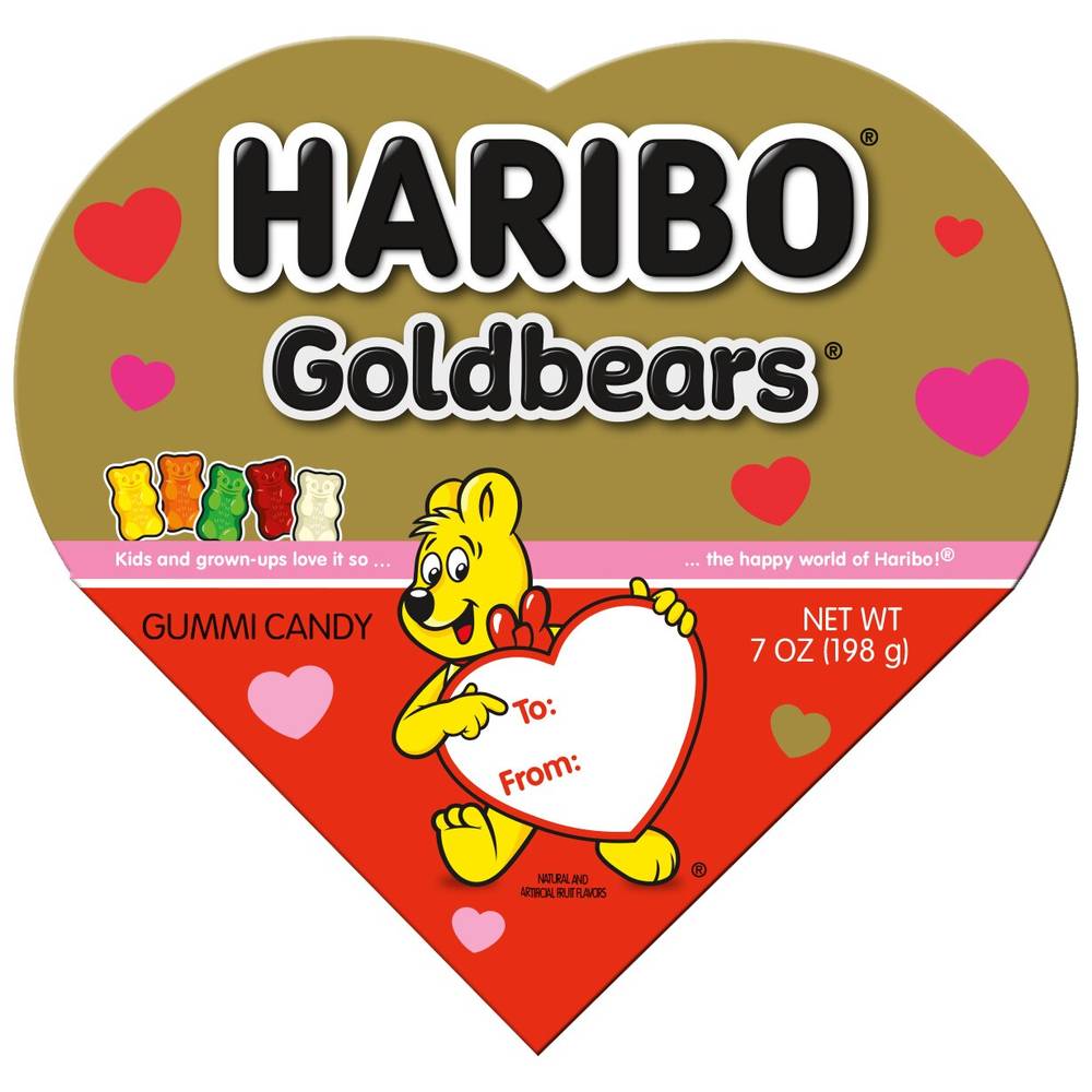 Haribo Goldbears Valentine'S Heart Box, 7 Oz