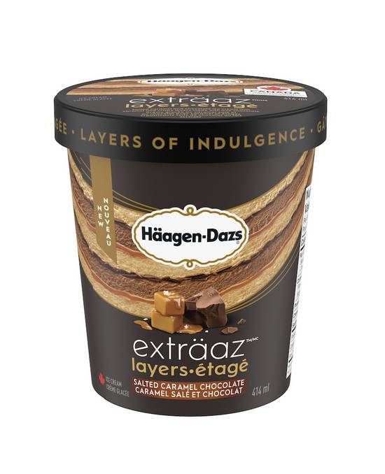 Haagen-Dazs Extraaz Layers Salted Caramel Chocolate 414ml