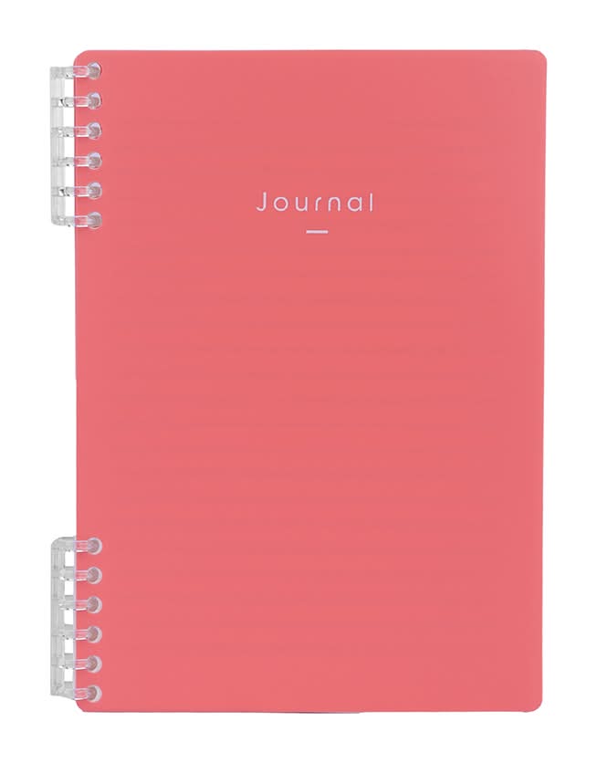 Miniso · Libreta espiral raya, coral
