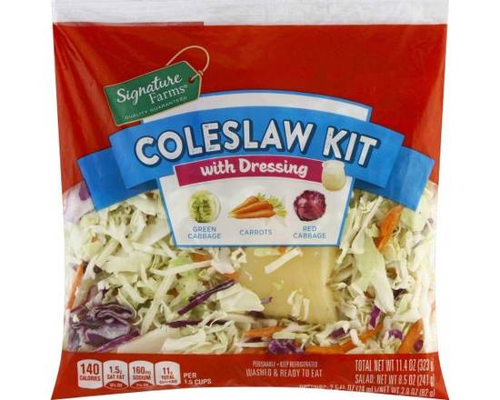 Signature Farms · Coleslaw Kit with Dressing (11.4 oz)