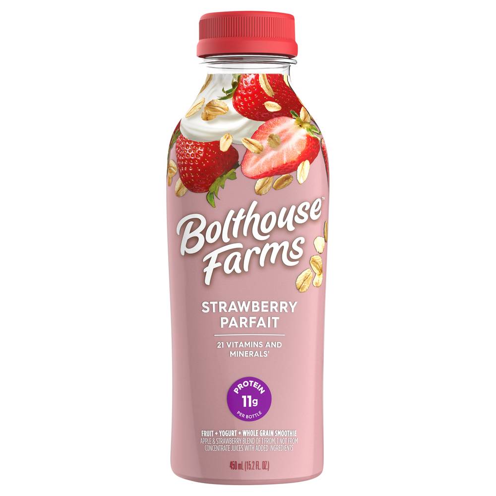 Bolthouse Farms Perfectly Protein Strawberry Parfait Breakfast Smoothie (15.2 fl oz)