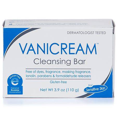 Vanicream Cleansing Bar For Sensitive Skin (3.9 oz)