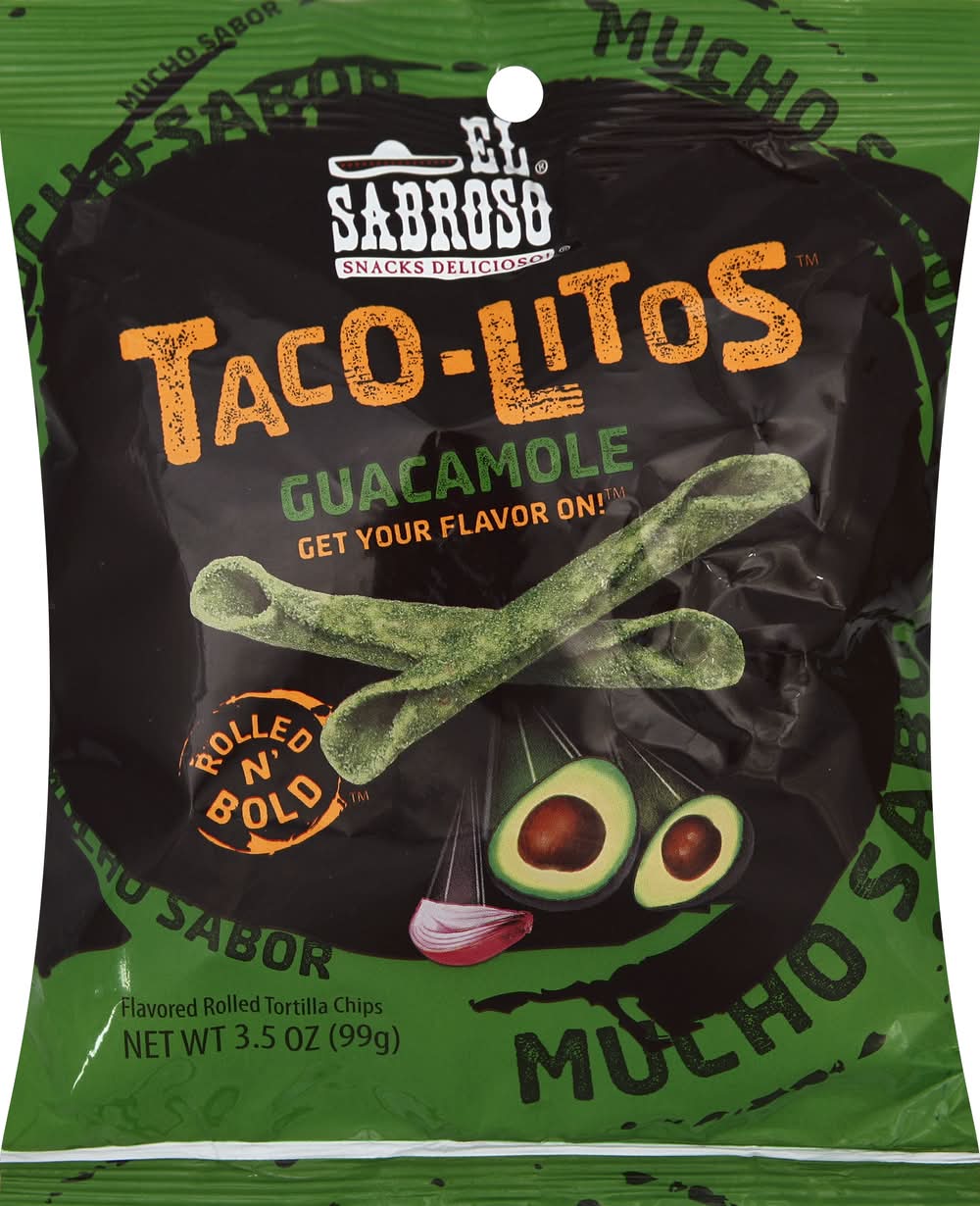 El Sabroso Taco-Litos Guacamole Rolled Tortilla Chips Delivery