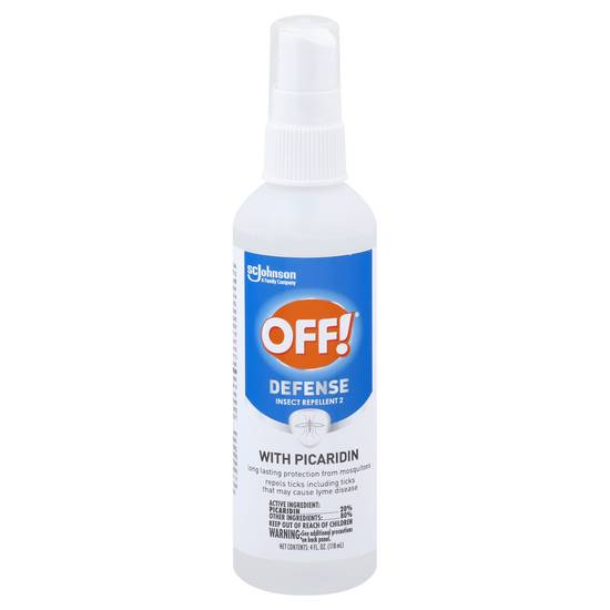 Off! Defense Insect Repellent 2 With Picaridin