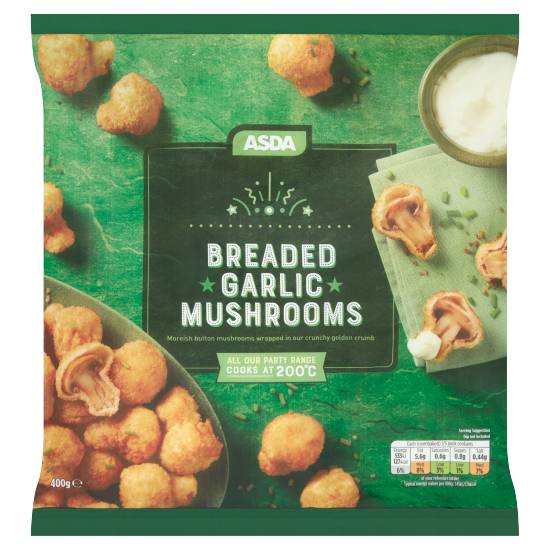 ASDA Breaded Garlic Mushrooms (400g)