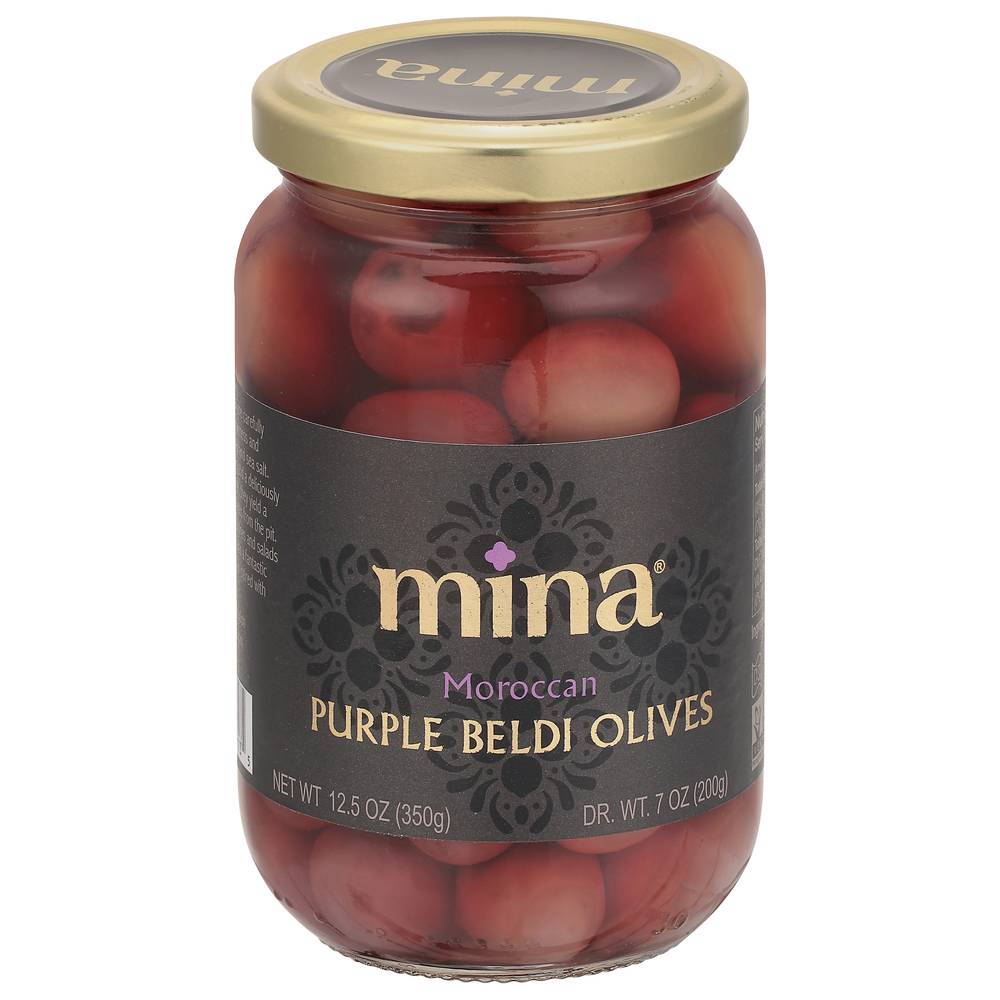 Mina Purple Beldi Olives (12.5 oz)